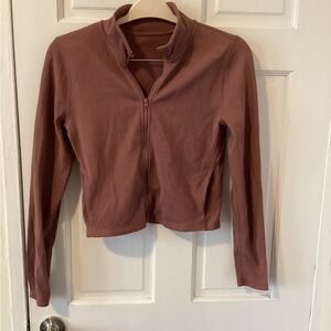 Abercrombie & Fitch Dusty Pink Ribbed Top